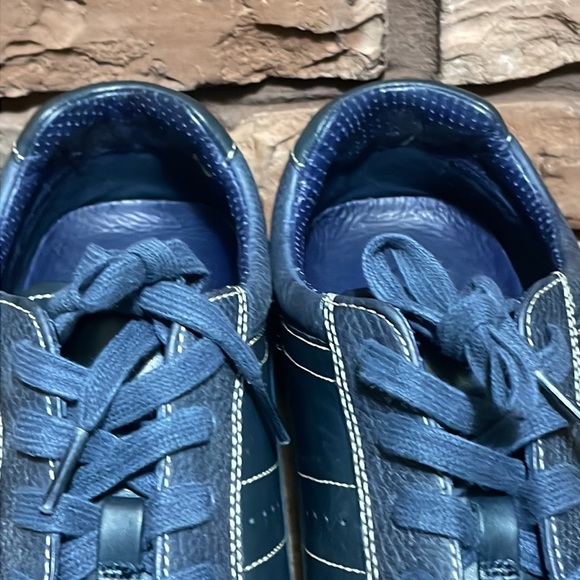 Mens Cole Hann Nike Air Blue Leather Loafer - Picture 8 of 10